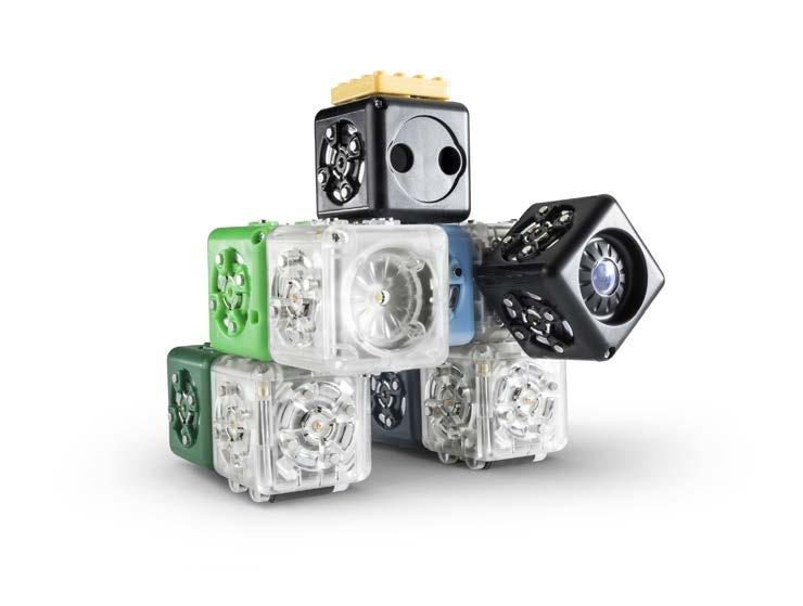 Cubelets Cubelets are pre-programmed robot blocks that can be combined