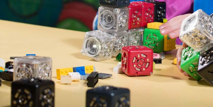 There are 17 different types of Cubelets, each one having its own