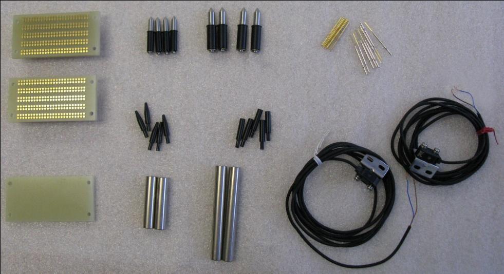 Additional Items Needed to Build a Fixture ( and some options) 250-pin Wiring Blocks Guide/Tooling Pins Medium & Large Pressure Rods Top & Bottom Support Spacers Spring-probes & Sockets Sensors,