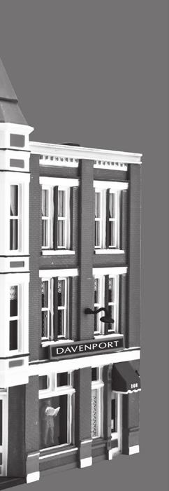 1:160 BUILDING KIT DAVENPORT DEPARTMENT STORE PF5214 Dress up your downtown scene with the classic Victorian architecture