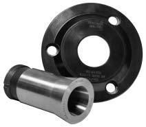 Collet & Step Chuck Adapters Collet adapters let you use smaller collets in machines with larger collet seats.