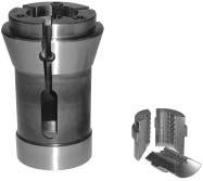 WORKHOLDING Stationary Collet Systems B42 Collets Dimensions Collet Capacity A B C D Collet Back Bearing Overall Head ID Stop Style Diameter Length Diameter Thread Round Hex Square Std. 1.887" (47.