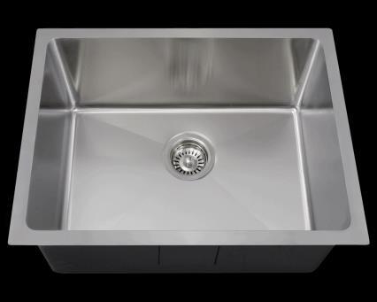 Style No 1823 Reviews (18) Dimensions: 23" x 17 7/8" x 9" Comparable in design to our 90-degree stainless steel sinks, the 1823, as well as our full family of radius sinks, appears angular, but