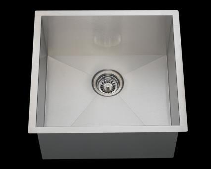 Style No 2321S Reviews (26) Dimensions: 20" x 19" x 10" Dimensions: 32" x 19" x 10" The 90 degree 2321S single bowl rectangular sink is constructed from one solid piece of 16 gage, 304 grade