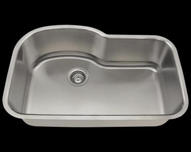 Dimensions: 32 1/2" x 18 1/8" x 8 1/4" Page: 07 Style No - 512 Review (75) The 512 half divide double bowl under