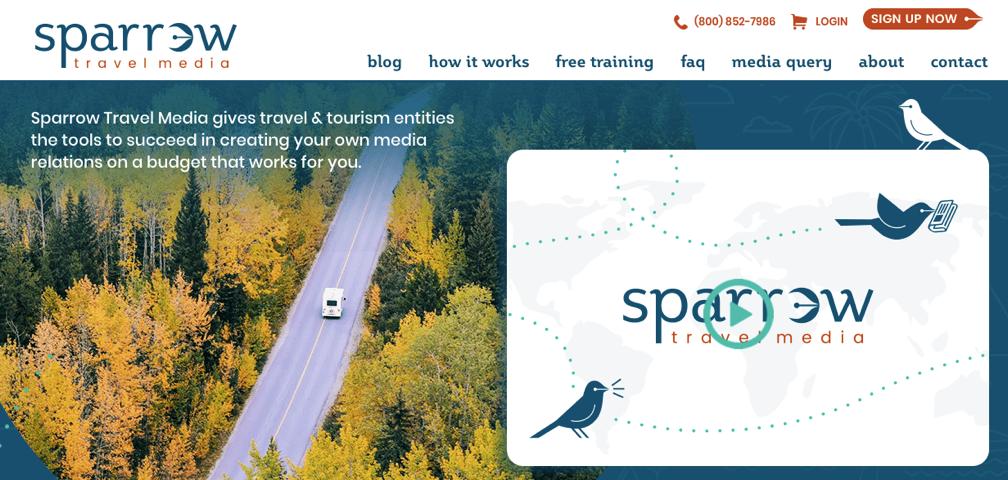What is Sparrow Travel Media? In short, a tool designed to save (lots of) time and money.