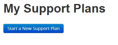 Stage 1: The first thing to do when you enter Create my Support Plan is to register using your name and email address. You will have your own personal account, which only you can access.