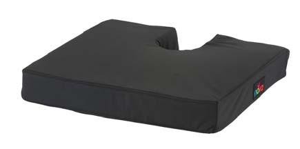 Provides support and pressure relief Convoluted foam improves weight distribution and air circulation 3 seat cushion with connected 2 thick back fits most chairs and wheelchairs