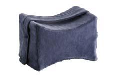 home, work, or travel Removable soft and luxurious charcoal blue Velour fabric cover is washable and flame retardant Provides