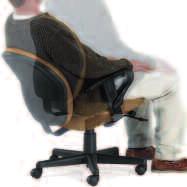 In addition, the three-inch, medium density foam pad used in the seat delivers a soft, plush feel for managers and