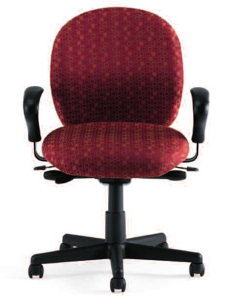 The Sterling 2 low-back offering enables the user the ability to maintain an ergonomically sound working posture.
