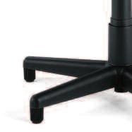 The arm is offered in fixed or fully adjustable loop or task pad. A 26" wide base adds to the stability of the stool.