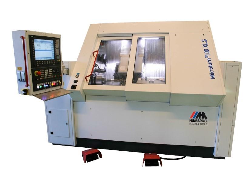 Equipped with a Fanuc 0i control.
