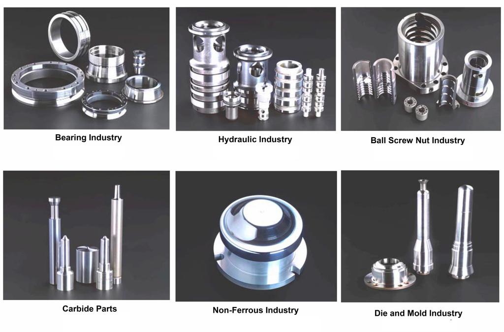 Examples of finished hardturned parts Application possibilities