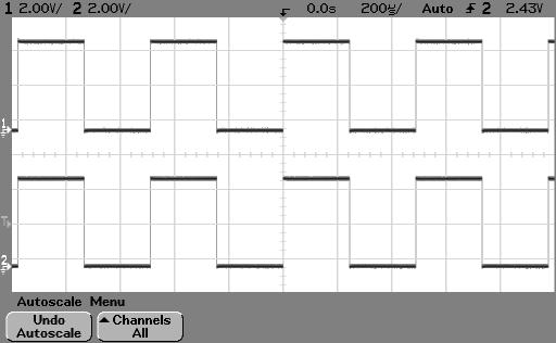 Front-Panel Overview To use analog channels to view a signal To use analog channels to view a signal To configure the oscilloscope quickly, press the Autoscale key to display the connect signal.