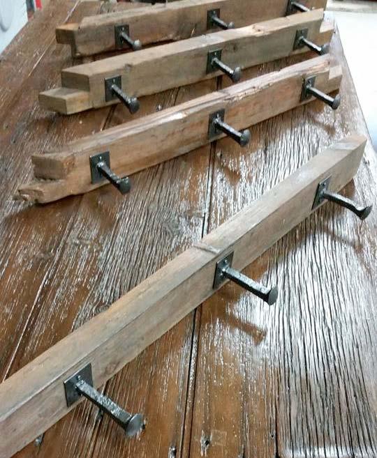The wood is salvaged from barns across Southern Ontario, cut and finished so to preserve the character of the original materials.