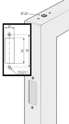 Automatic flush bolts is often recommended where fire-proof demands exists. Semi-automatic flush bolt Release of passive door-leaf is done manually.
