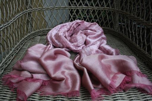 Silk Tie Dye Pink Silk Tie dye Quality 50%