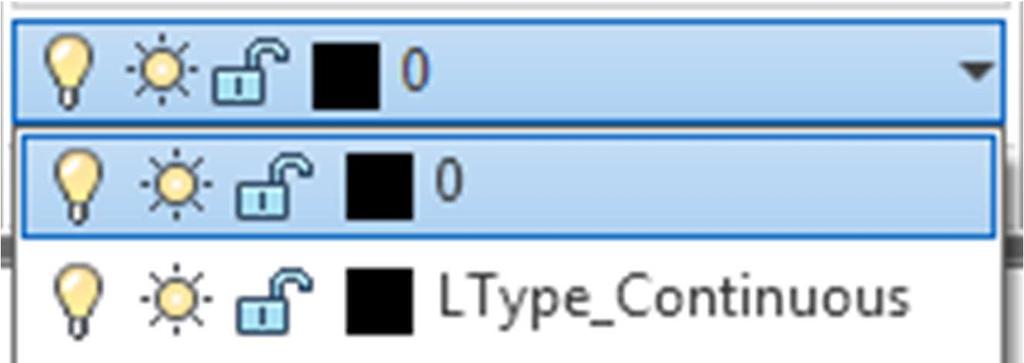 Other lines are sorted to the layers according their line types - see the picture of layers from AutoCAD below.