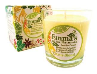 Emma s So Naturals is an environmentally conscientious company from sourcing ingredients, design and packaging locally to hand producing candles in re-usable, recyclable or biodegradable containers.