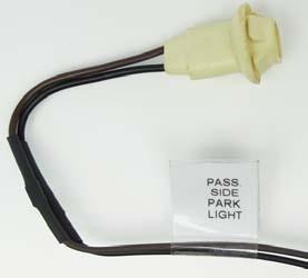 Green- 18 gauge wire, this wire is the turn signal power as well as the brake light power.