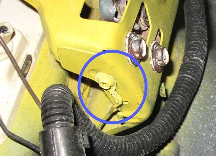 ?. Connect this black ground wire to a good clean chassis ground source, like one of the mounting bolts for the trunk latch or to the factory location on the trunk latch bracket, seen circled in the