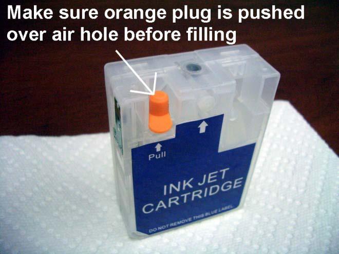 We recommend that you purchase an additional empty set of refillable cartridges to dedicate as cleaning cartridges.