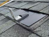 Ensure flashing extends minimum (2) courses above base, and does not overhang bottom edge of shingle course.