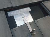 roof framing member. Ensure the lag screws will be installed in a solid portion of the roof framing member.