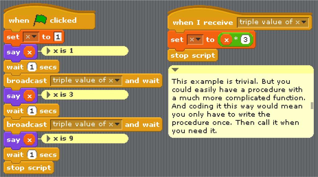 21 scratch: sounds 22 scratch: sprite communication You can control the sounds that your