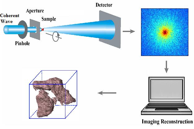 Coherent diffractive imaging lensless imaging New X-ray imaging method