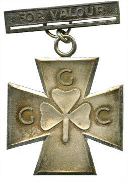 Gallantry Award (1965) Silver cross (without ribbon) but normally worn with grey ribbon [H1055A].