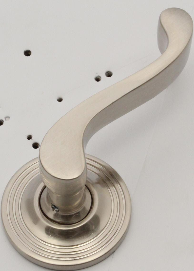 round rose 35011 56mm in satin nickel plated finish.