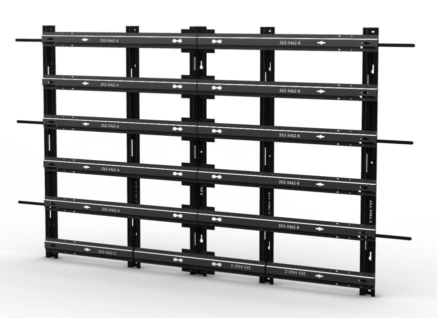 HoverTrack Series Assembly Installation Guide VWD-3X3-X462 Important: Assembling video displays is a serious endeavor that requires experienced professionals.
