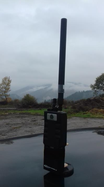 Radios used in open field test Test 1 Results Distance Antenna Type SNR (db) Uplink Speed Downlink Speed Antenna 1 (SWA) 57.12 21.9 21.3 328 ft (100 m) Antenna 2 46.10 21.5 21.
