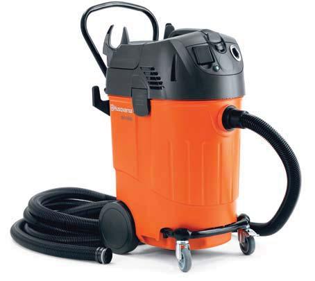 Husqvarna C 1400. Use the QR-tag to check out more about the C 1400. A small and lightweight wet/dry vacuum, it is perfect for dust control when used with the PG 400 and PG 280.