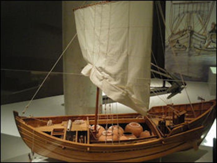 During the same the time, the Romans were developing fleets that could cross the Mediterranean Sea in about a month.