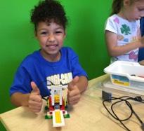 Lego WeDo Robotics Video Game Programming Level 2 Campers will take their own video games to the next level, learning how to include advanced elements including gravity, scorekeeping, levels and more.