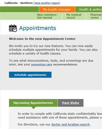 16. After checking your Test Results, go back to the kp.org home page to make your Biometrics Screening appointment.