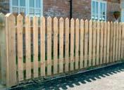 Palisade fencing is normally available with a 75mm palisade pale at heights up to 1500mm.