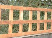 LATTICE & TRELLIS STRENGTHS Allows light & vision through Simple method of erection Ideal support for planting