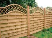 be mixed within a fence line, therefore panels with a more open construction can be used where desired and those with a solid design used where a degree of security is needed.