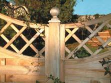 fence design choices Post Type Although either concrete or timber posts can be used with Elite Panels it is usual to use timber posts to match the panels attractive appearance.