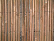 Whole Bamboo (Small) As above but made from smaller 10-14mm diameter bamboo wired together. It is ideal for undulating and curved areas.