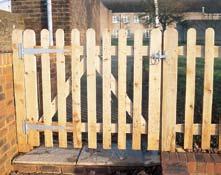 When measuring the size of a gate remember to allow for a tolerance between the gate and the post, normally 15 20mm overall to ensure that the gate opens and closes properly.