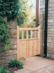 When ordering, the gate that opens first and the direction of opening will need to be specified. Remember to allow for a clearance where the gates meet in the gate width. R.H.