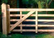 Therefore it is best to calculate the overall width, including the ironmongery, before setting out a driveway or building brick entrance pillars so that standard widths can be used whenever possible.