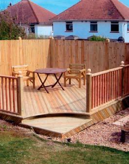 Deck construction is relatively straightforward and the deck boards will cover the majority of the frame construction work, ensuring any mishaps or mistakes can be hidden from view and not detract