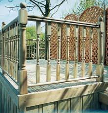 Patice Newal Colonial Newal Square Spindle Colonial Spindle Colonial Handrail Heavy Handrail Heavy Base Rail Q-Deck Handrail