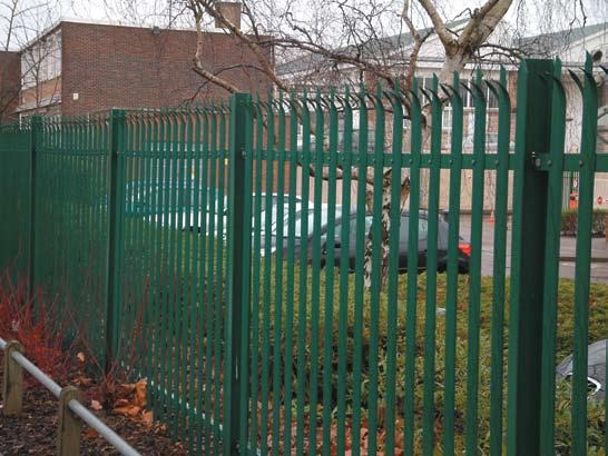 Steel palisade can be supplied in a range of Galvanised or Polyester Powder Coated finishes, which means